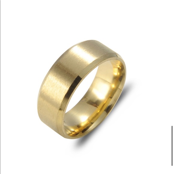 Stainless Steel PLAIN MATT FINISHED MEN BIKER RING - Picture 8 of 15